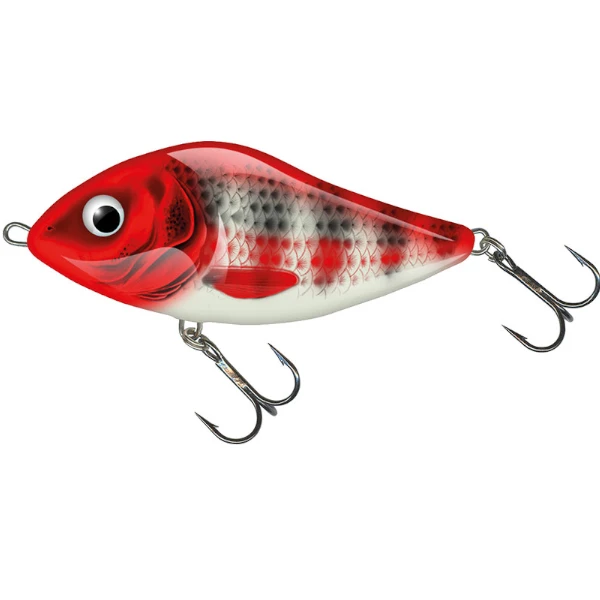 Salmo Slider Floating - 10cm Red Head Striper