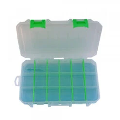 Lure Lock Medium Box Clear/Green 11â X 7 1/4â X 1 3/4â 3sec TakLogic Ocean Blue