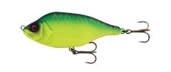 Fox Rage Hitcher Jerk & Twitch Lipless 12cm 60gr Sinking 0-2,4m UV Fire Tiger (met Ratels)
