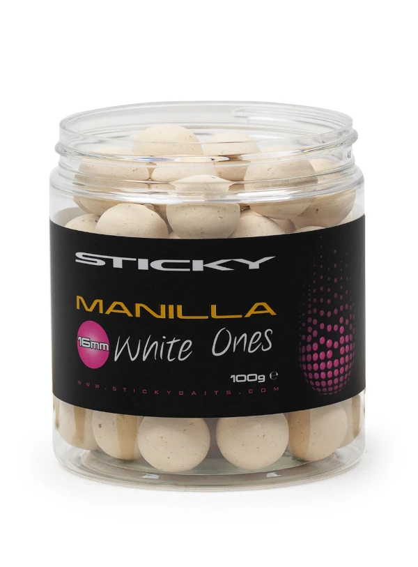 Sticky Baits Manilla White Ones 16mm 100gr Pot